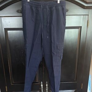 GAP Navy Women's Cargo Joggers